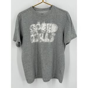 Nike Dri-FIT Gray “Speed Kills” Graphic Tee -‎ Men's Large